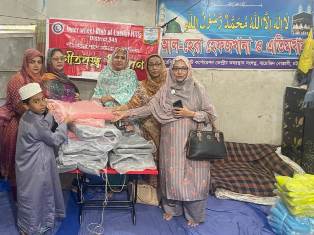 ইনার হুইল ক্লাব অফ লুসাই হিলস’র শীতবস্ত্র বিতরন