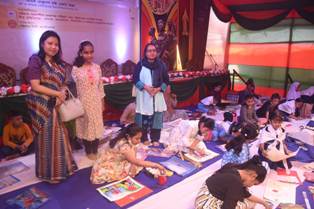 আন্তর্জাতিক মাতৃভাষা দিবস উপলক্ষে শিশু-কিশোরদের চিত্রাংকন প্রতিযোগিতা অনুষ্ঠিত