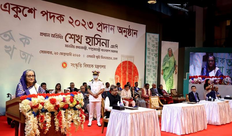  ভাষা আন্দোলনের জন্য বঙ্গবন্ধুকে বার বার কারাবরণ করতে হয়েছিল : প্রধানমন্ত্রী