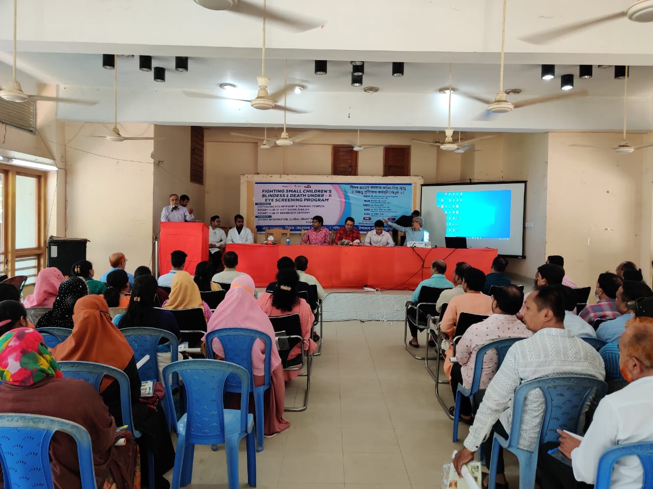 রাঙ্গুনিয়ায় শিশুর চোখের ক্যান্সার জনিত শিশু মৃত্যু ও অন্ধত্ব প্রতিরোধ প্রশিক্ষণ কর্মশালা অনুষ্ঠিত