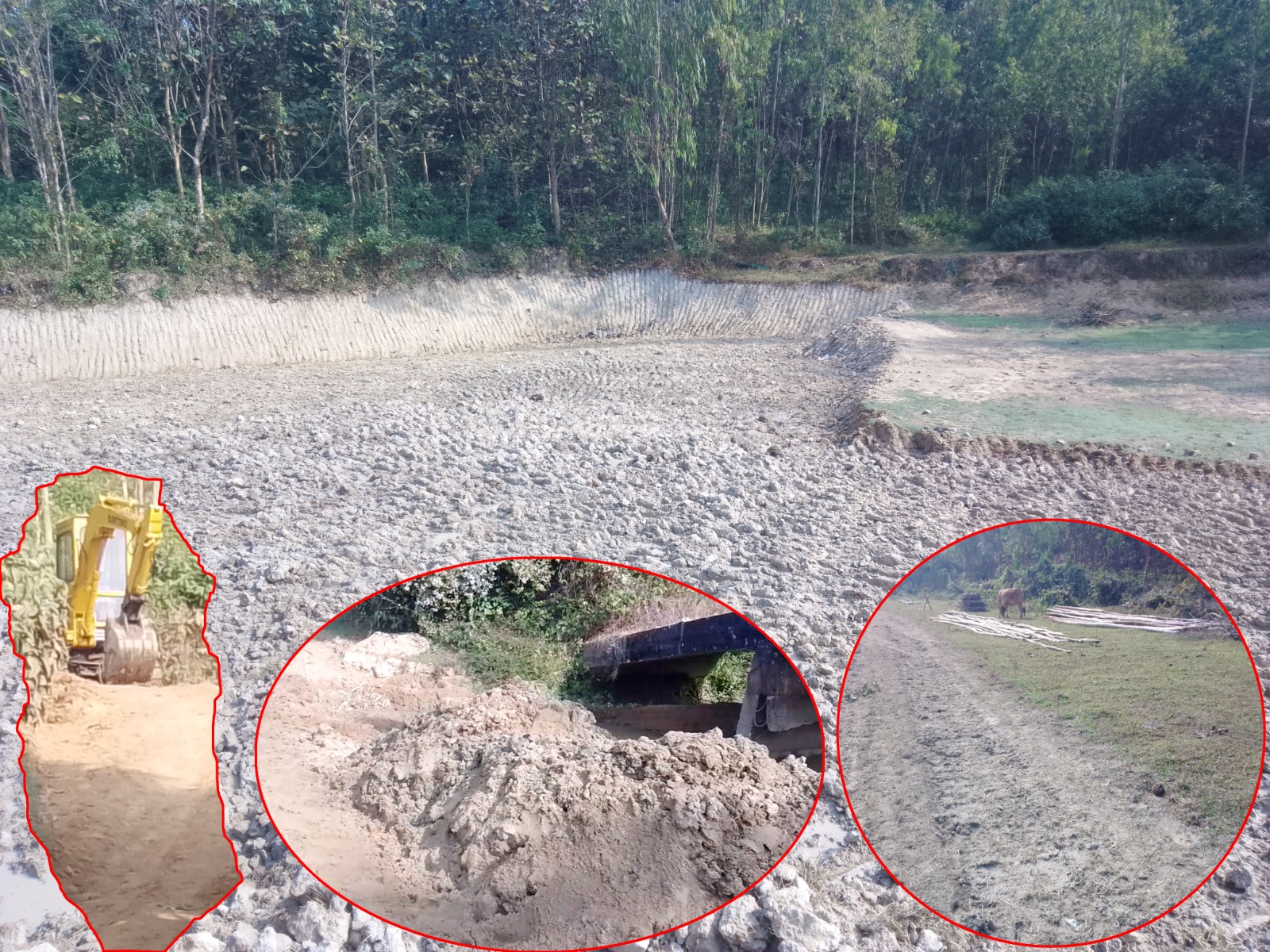 চন্দনাইশে জরিমানা আদায় করেও বন্ধ করা যাচ্ছে না মাটি কাটা