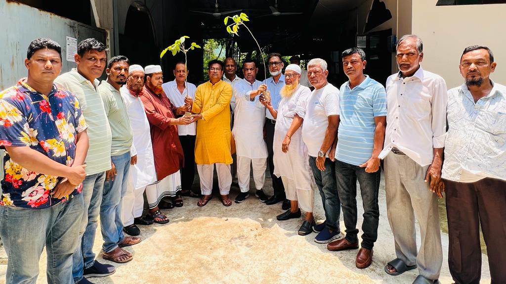বাগমনিরাম ওয়ার্ড আওয়ামী লীগের বৃক্ষ রোপন কর্মসূচী