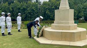  কমনওয়েলথ ওয়ার সিমেট্রি পরিদর্শনে ভারতীয় হাইকমিশনার