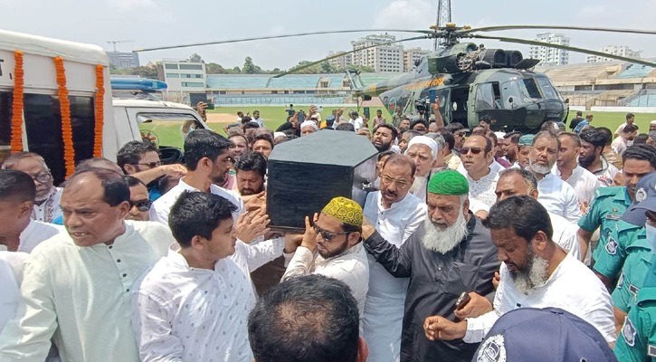 আফছারুল আমীনের দ্বিতীয় জানাজায় মানুষের ঢল