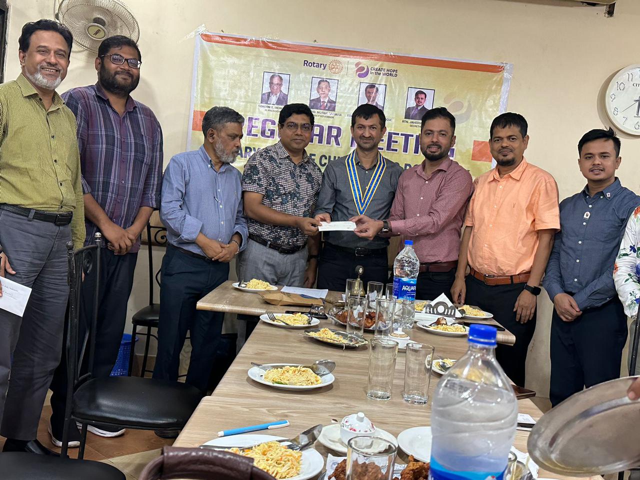 রোটারি ক্লাব অব চিটাগং পোর্ট সিটির ২০২৩-২৪ রোটারি বর্ষের প্রথম সভা অনুষ্ঠিত