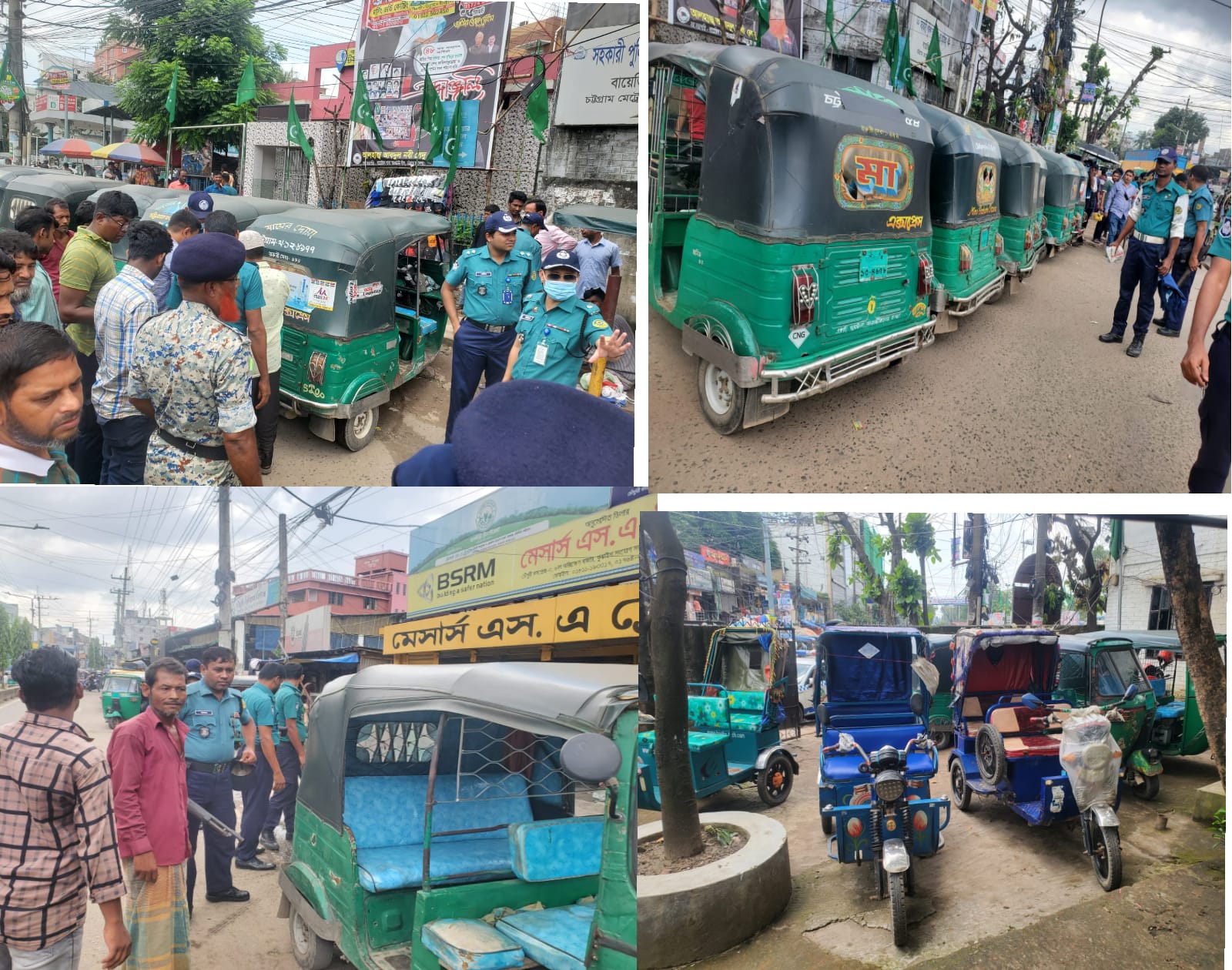 অক্সিজেনে ট্রাফিক উত্তরের  অভিযানে ১৮ গাড়ি আটক  