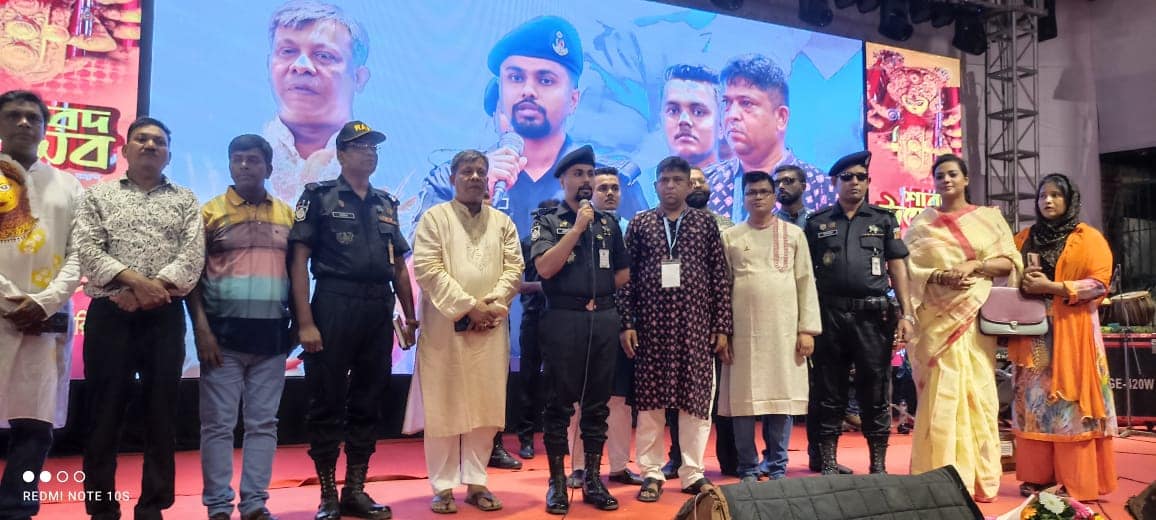 চট্টগ্রামের বিভিন্ন পূজামন্ডপ পরিদর্শন করলেন র‌্যাব