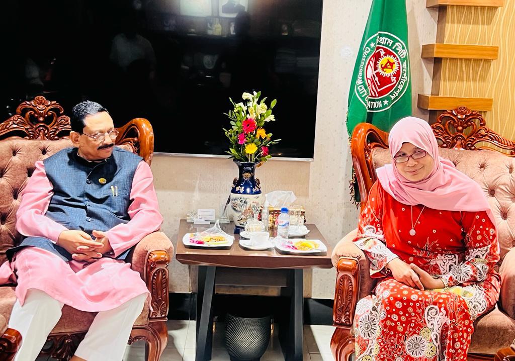 চট্টগ্রাম সিটি মেয়রের সাথে মালয়েশিয়ার হাই কমিশনারের সৌজন্য সাক্ষাৎ