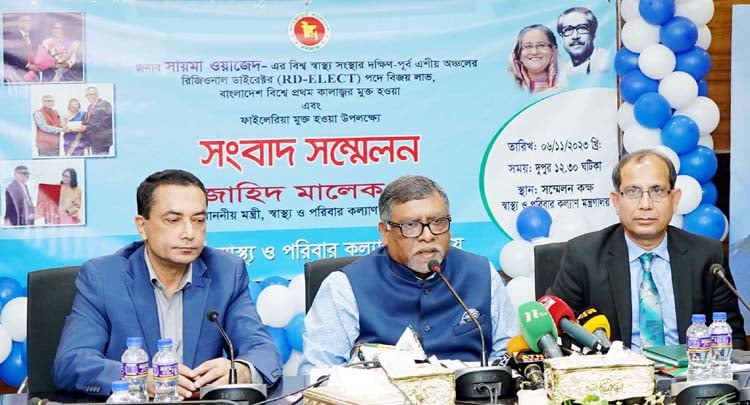  সায়মা ওয়াজেদের সাফল্য প্রধানমন্ত্রী শেখ হাসিনারই সাফল্য : স্বাস্থ্যমন্ত্রী জাহিদ মালেক