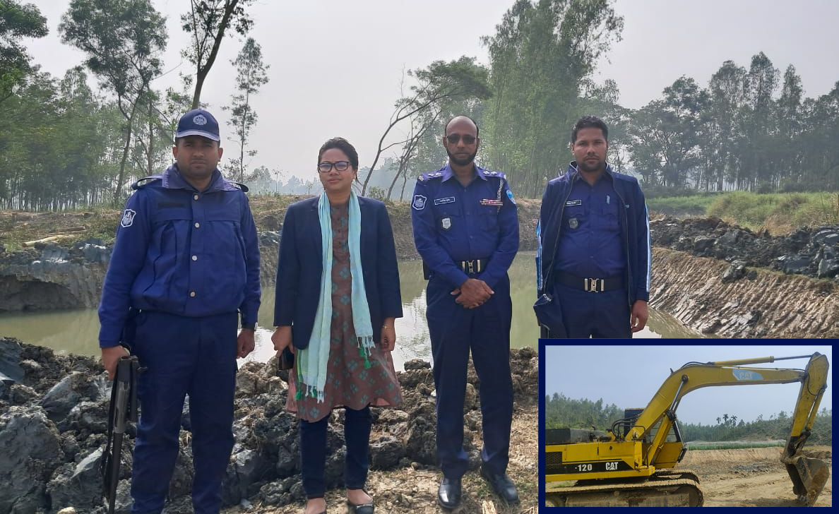 চন্দনাইশে টপ সয়েল কাটায় দেড় লাখ টাকা জরিমানা