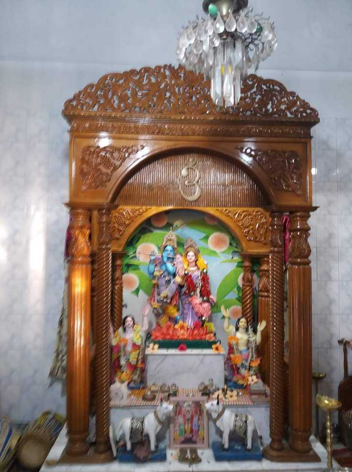 শ্রী শ্রী রাধাকৃষ্ণ জীউর মন্দির ধর্মঘর চারদিনব্যাপী বার্ষিক মহোৎসব কাল শুরু
