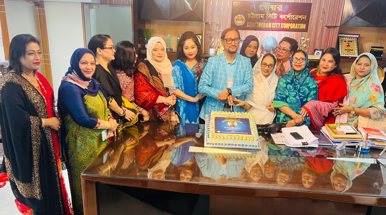 চসিকের মেয়রের সাথে চট্টগ্রাম ওমেন চেম্বারের সৌজন্য সাক্ষাৎ