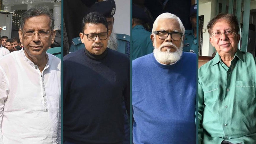 আনিসুল-পলক-সালমান ও মবিন চার দিনের রিমান্ডে