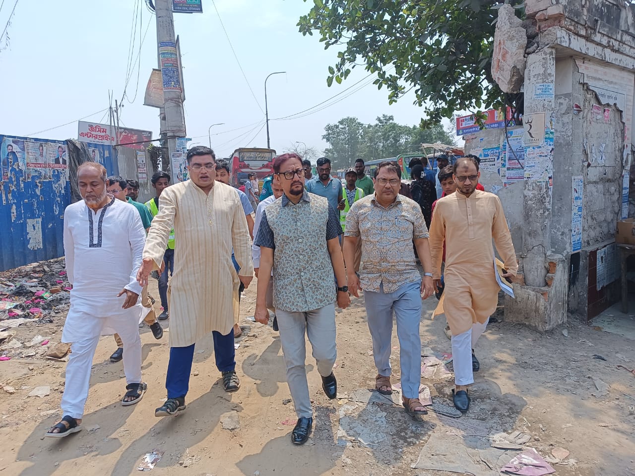 যানজট কমাতে নতুন ব্রীজ এলাকায় বাস টার্মিনাল  নির্মাণের উদ্যোগ নেওয়া হয়েছে - মেয়র