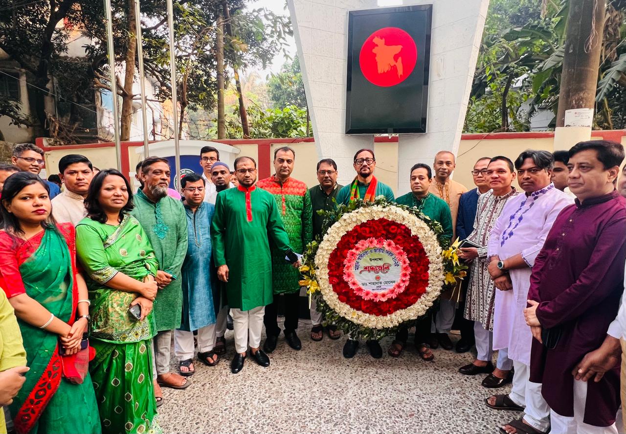 জাতির বীর সন্তানদের প্রতি শ্রদ্ধা জানালেন মেয়র ডা. শাহাদাত