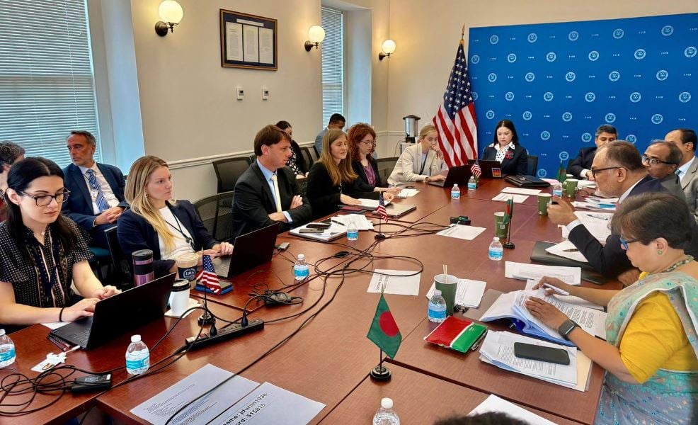 বাংলাদেশ-যুক্তরাষ্ট্র দ্বিতীয় দিনের শুল্ক আলোচনা শেষ 