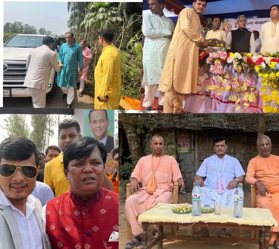 প্রশাসনের ছত্রছায়ায় প্রকাশ্যে আওয়ামীলীগ নেতা বিশ্বজিৎ মজুমদার