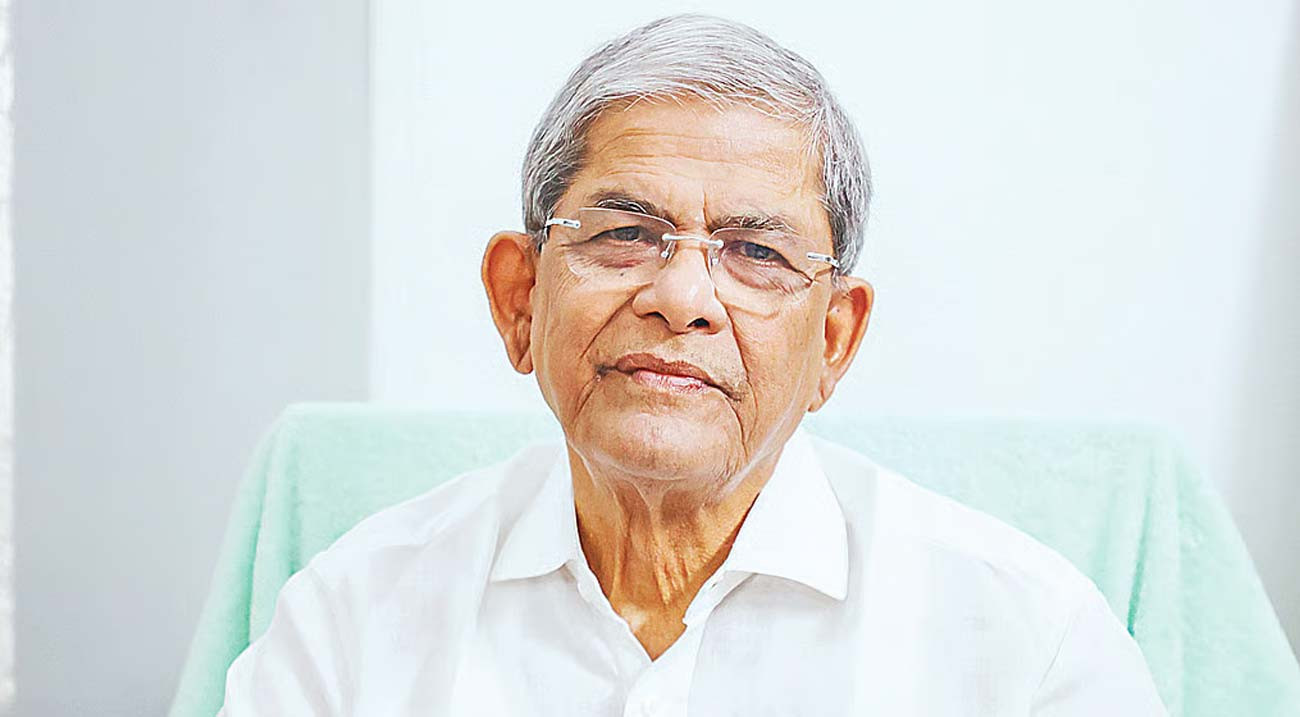 তৎকালীন আ.লীগ সরকারের কারণেই পানিবঞ্চিত জনগণ: মির্জা ফখরুল