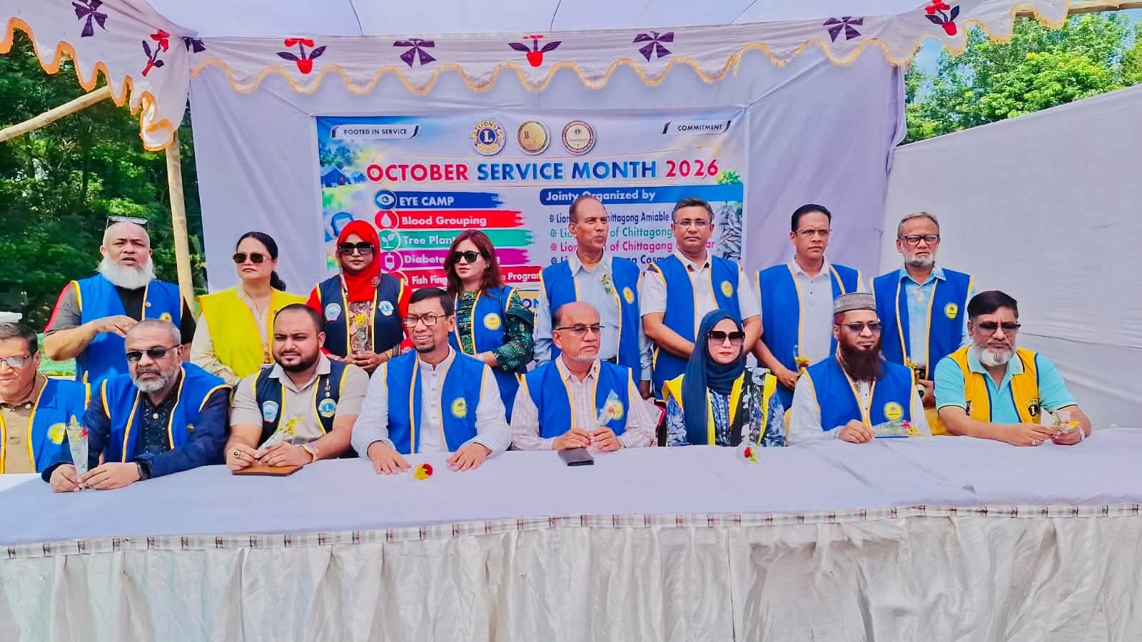 অক্টোবর সেবামাস উপলক্ষে পটিয়ায় লায়ন্স ক্লাবের সেবা কার্যক্রম সম্পন্ন
